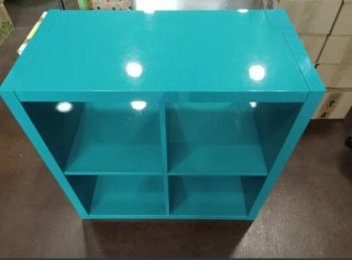 Estantería Ikea Kallax 4 huecos azul