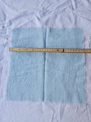 Servilletas de lino azul claro