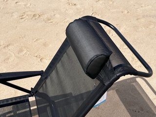 Tumbona Silla Playa Negra Casi Nueva
