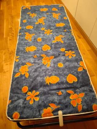 Cama Plegable Metálica y Madera