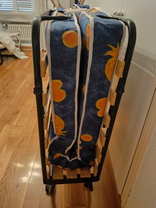 Cama Plegable Metálica y Madera