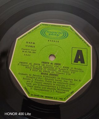 Vinilo María Jiménez - Frente al Amor
