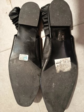 Sandalias Zendra Negras Slingback