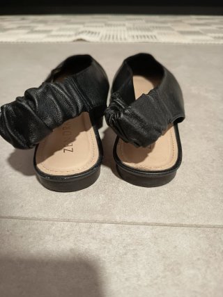Sandalias Zendra Negras Slingback