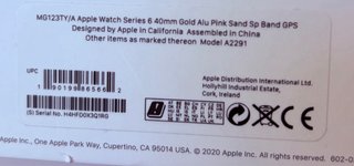 Apple Watch Serie 6 40mm