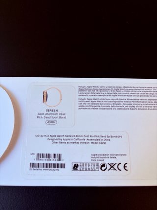 Apple Watch Serie 6 40mm