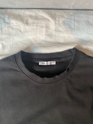 Camiseta básica Zara negra