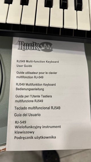 Teclado musical Rock Jam RJ549 49 teclas