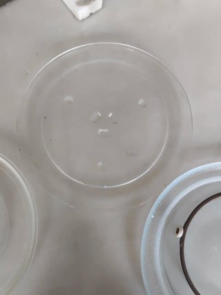 3 Platos giratorio de vidrio para microondas