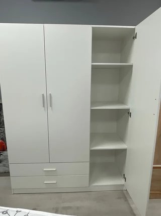 Armario 3 puertas blanco