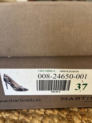 Zapatos de salón Martinelli serpiente