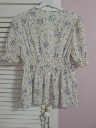 Blusa Peplum Floral