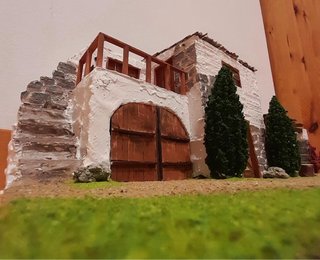 Pesebre artesanal