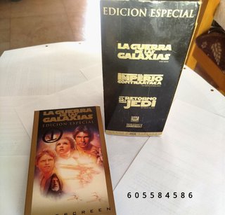 Trilogía VHS Guerra de las Galaxias Edición Especi