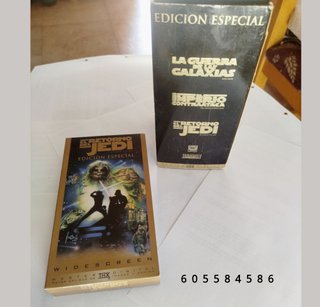 Trilogía VHS Guerra de las Galaxias Edición Especi