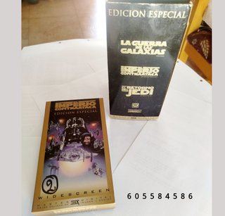 Trilogía VHS Guerra de las Galaxias Edición Especi