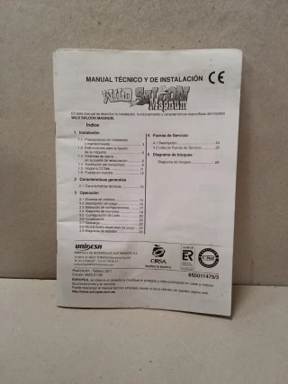 Manual Técnico Unidesa Wild Saloon Magnum