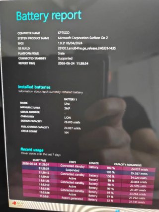 Microsoft Surface Go 2 Negro Intel Core M3