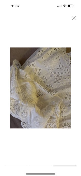 Vestido blanco calado sin estrenar