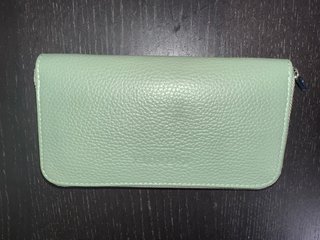 Cartera de piel verde Farrutx