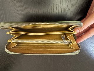Cartera de piel verde Farrutx