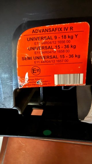 Britax Römer Silla de Coche Negra