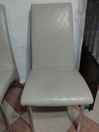 Conjunto de 4 sillas gris