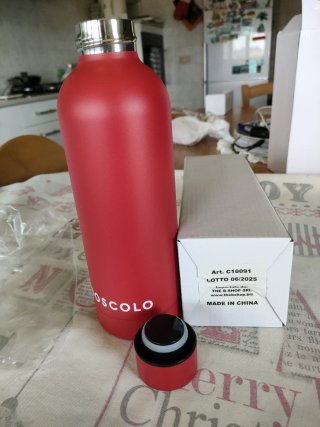 Borraccia termica rossa Boscolo 500ml