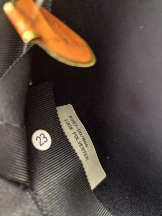 Sombrero negro elegante mujer