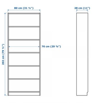 Estantería BILLY Ikea Blanca