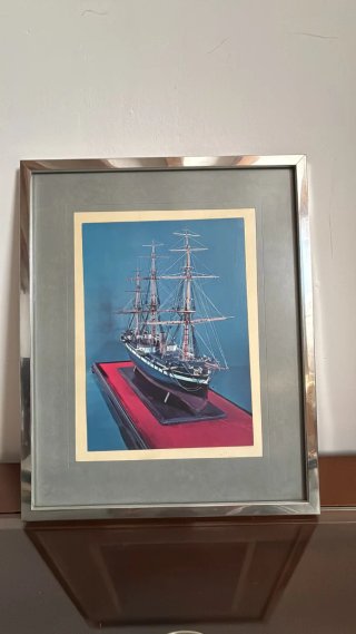 Cuadro de barco de vela