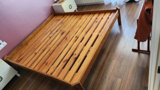 Cama madera maciza 180x200 cm