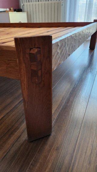 Cama madera maciza 180x200 cm