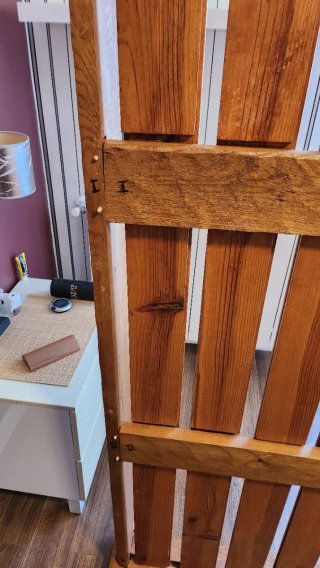 Cama madera maciza 180x200 cm