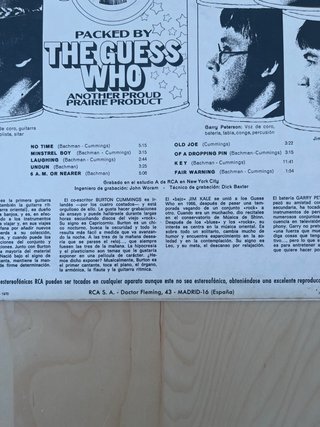 LP Canned Wheat - The Guess Who