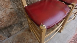 2 Sillas Vintage Madera años 50