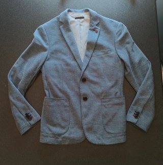 Giacca Zara Man Blu Taglia 46