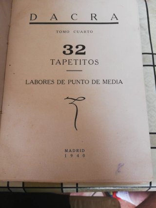 Libro Crochet Vintage Fig. 62