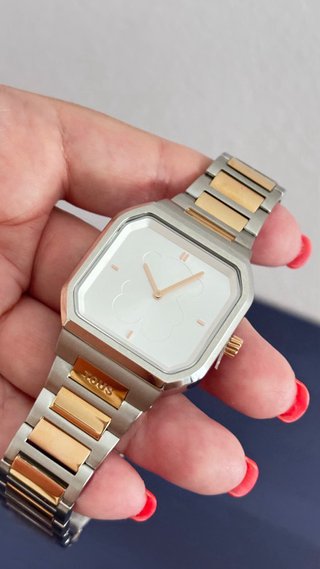 Reloj Tous D-Bear Acero Bicolor plateado/oro rosa