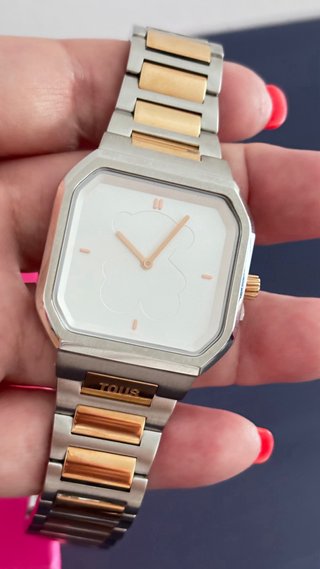 Reloj Tous D-Bear Acero Bicolor plateado/oro rosa