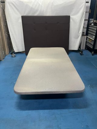 Base Tapizada + Colchón 105x200