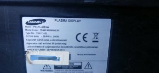 TV Samsung Plasma Negra