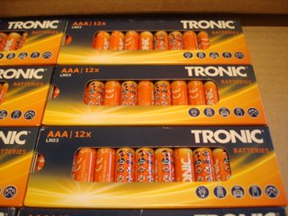 10 PACKS DE PILAS 12 ALCALINAS AAA MICRO 1,5 V