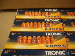 10 PACKS DE PILAS 12 ALCALINAS AAA MICRO 1,5 V