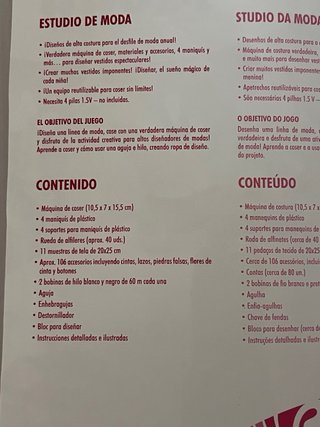 Maquina de coser de juguete