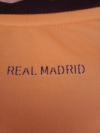 Camiseta Real Madrid 2013-14 Naranja. Talla XS