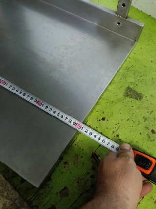 Estantería Acero Inox 80x45cm