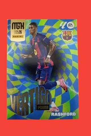 Rashford New Vértigo Power Megacracks Panini 25 26