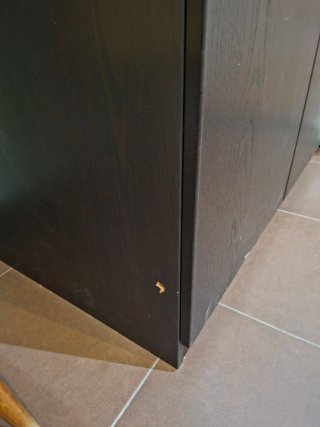 Regalo Armario IKEA 2 puertas madera oscuro.