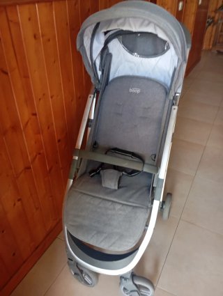 Carrito bebé Boop gris